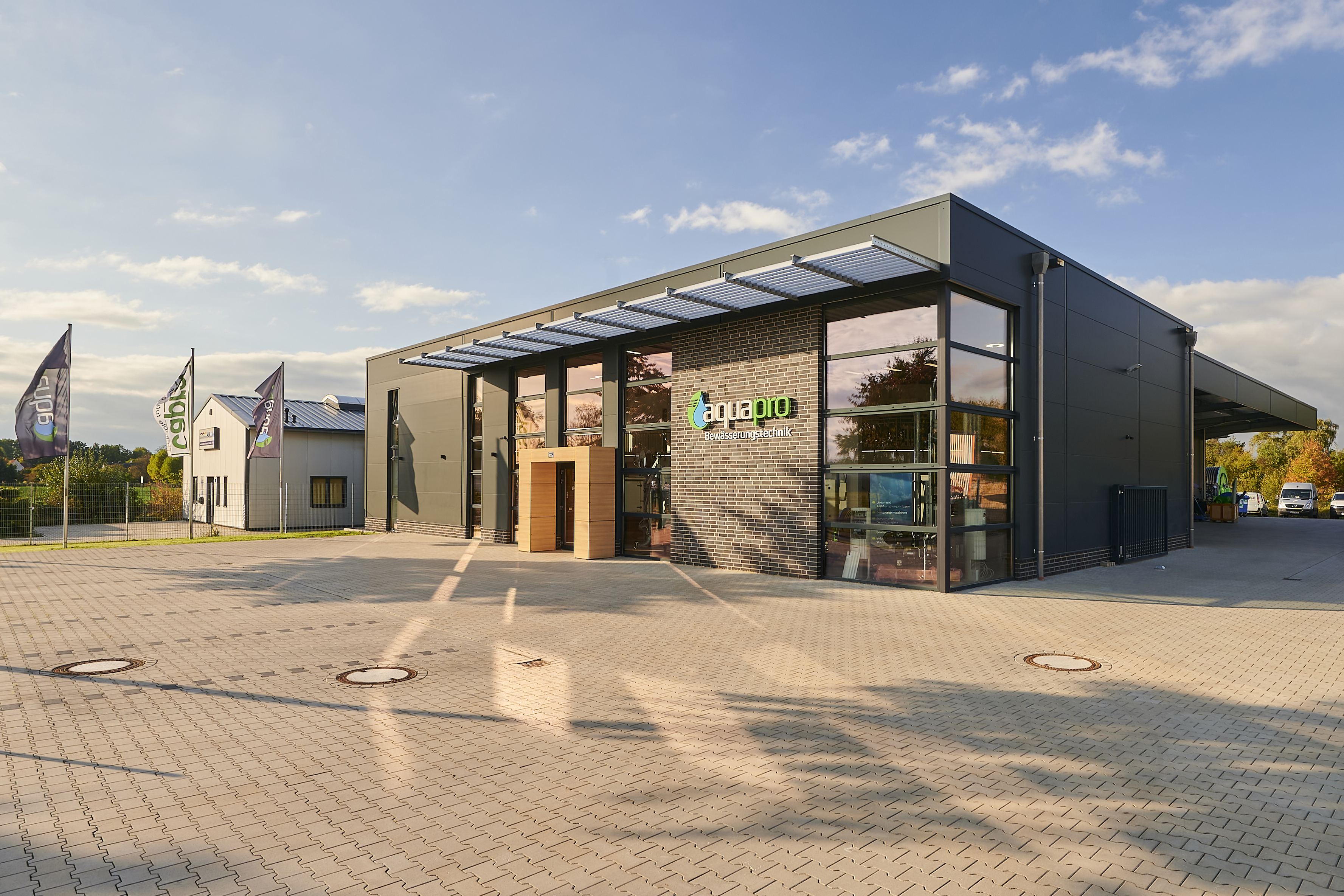 aquapro Bewässerungstechnik Firmengebäude in Achim bei Bremen.