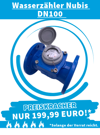 Wasserzähler Nubis DN100 Der Wasserzähler Nubis auf dem Bild , Größe DN100, ist jetzt im Angebot. Schnell zugreifen!