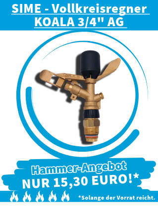 SIME-Vollkreisregner KOALA Der SIME Vollkreisregner auf dem Bild , Größe 3/4 Zoll, ist jetzt im Angebot. Schnell zugreifen!