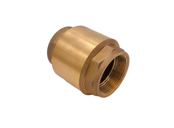 Messing-Rückschlagventil 4" iG, federbelastet